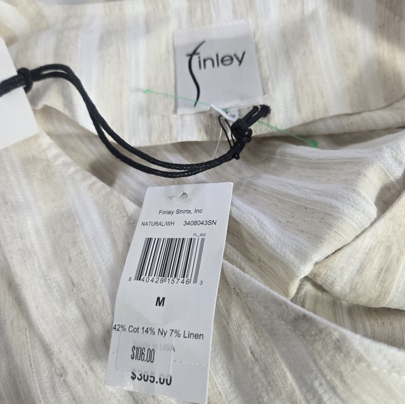 FINLEY Women's Size Medium Tiered Striped Drawstring Maxi Dress New With Tags. - Picture 5 of 6